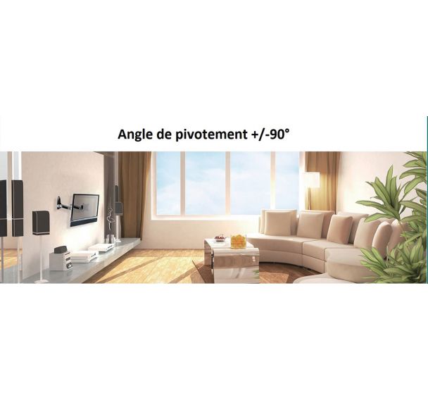 Support TV mural orientable et inclinable : Devis sur Techni-Contact -  Support mural tv
