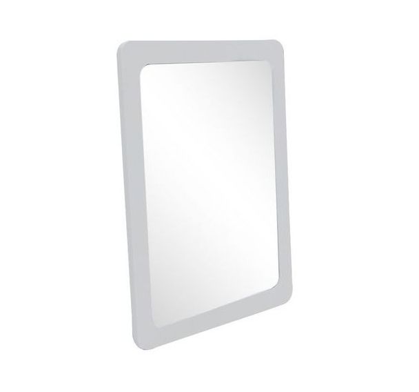 Miroir pour sanitaire incassable avec cadre PVC - Manutan