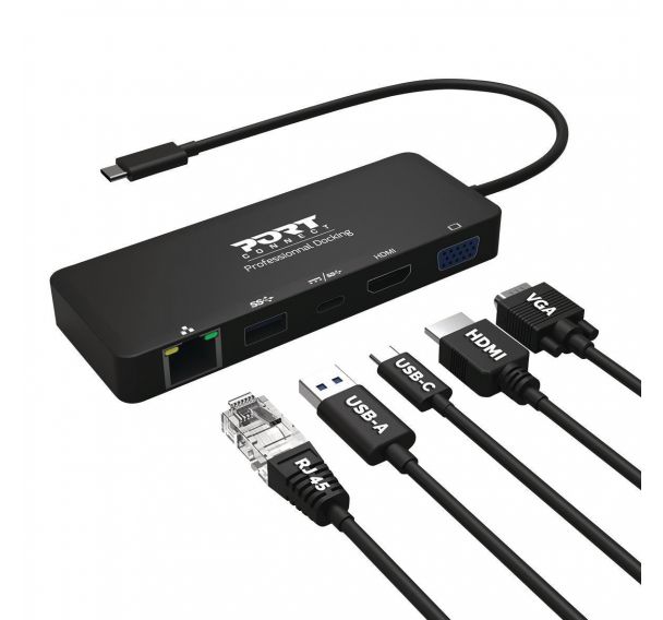 PORT Connect - station d'accueil USB-C de voyage pour PC et Mac