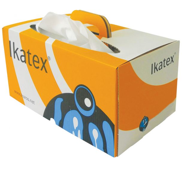Chiffon non-tissé Ikatex - Boîte distributrice de sachets - 500