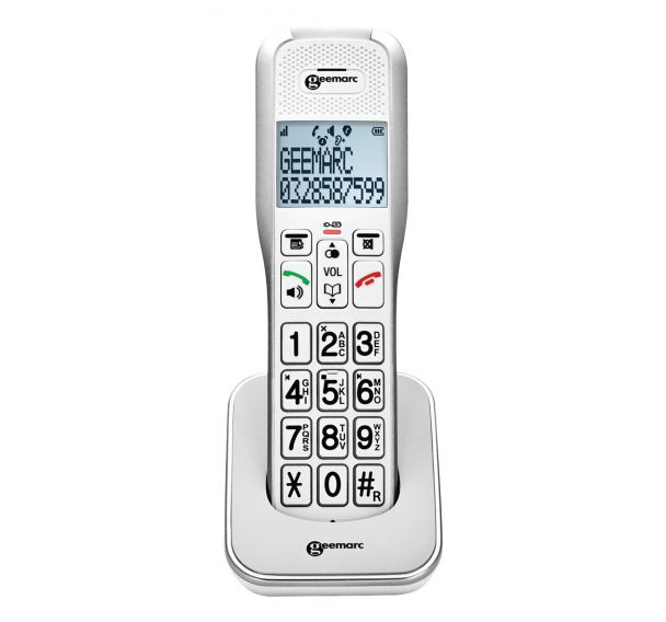 Téléphone fixe senior amplifié Geemarc 595 U.L.E - avec blocage d'appels