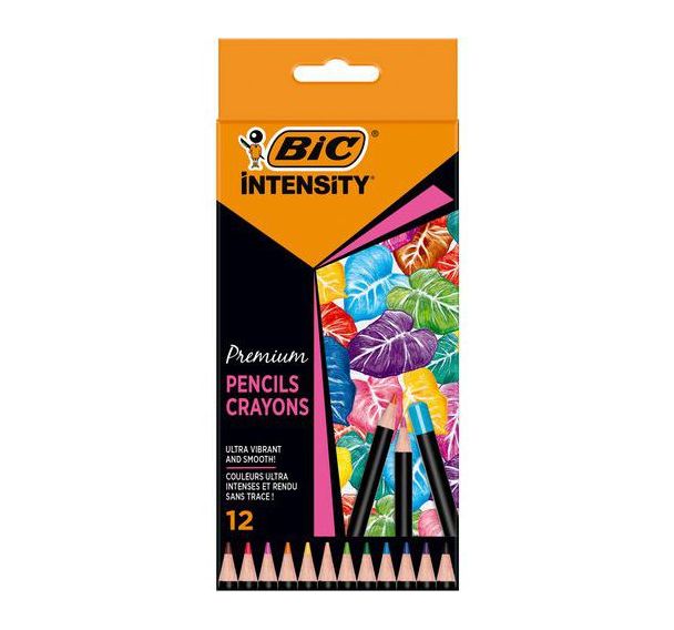 Intensity Crayons de Couleur, Idéal Pour Adultes, Couleurs