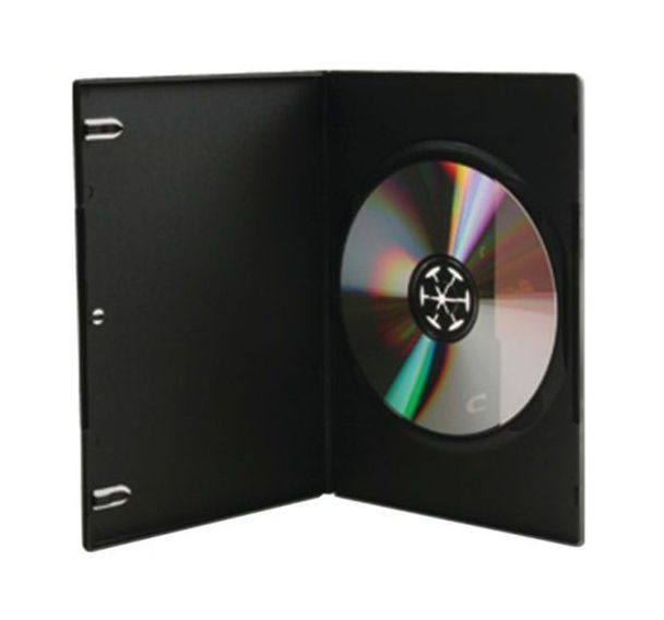 MediaRange Boîtier DVD pour 8 CD/DVD - 23 mm - noir - 3 pièces