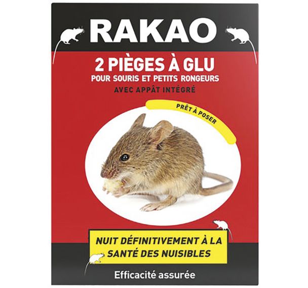 Plaques de glu pour souris et rats