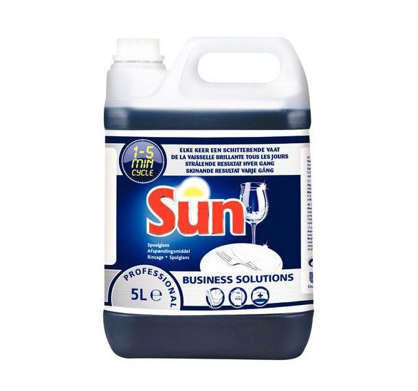 Liquide de rinçage lave-vaisselle Sun Professional - Bidon de 5 L