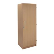 Armoire 1 porte Armel serrure moraillon coloris Hêtre naturel - Manutan Expert