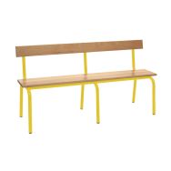 Banc maternelle avec dossier longueur 120 cm - Manutan Expert