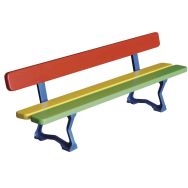 Banc multicolore