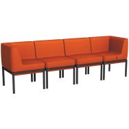 Banquette 4 places Lotua tissu 100% polyester _ Sokoa