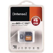 Carte MicroSDHC 4 Go Class 4 - Intenso