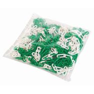 Chaîne plastique en sac - Vert/blanc - 25 m - ø 8mm