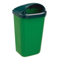 Corbeille murale pour déjections canines - 50 L vert