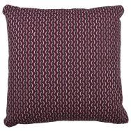 Coussin Envie d'ailleurs bananes 70 x 70 cm - prune