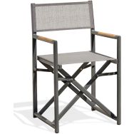 Fauteuil jardin pliant Honfleur gris anthracite