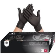 Gants d'examen Nitrile - Noir - OneProtek