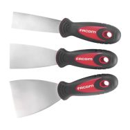 Jeu de 3 spatules souples Inox