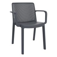 Lot de 4 fauteuils FRESH polypropylène - GARBAR