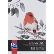 Lot de 5 Bloc dessin Drawing Oxford Art endossé A4 40p 160g