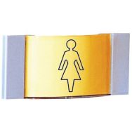 Lot de 5 plaques de porte SExTAN 55x100mm