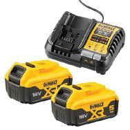 Pack 2 batteries XR 18V 5Ah + chargeur