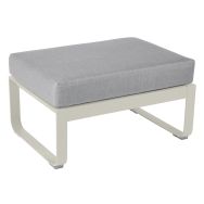 Pouf Bellevie coussin gris flanelle Fermob