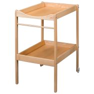 Table à langer Margot en hêtre sans matelas - Combelle