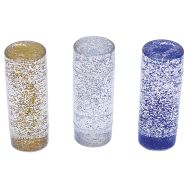 Tubes en plastique remplis de paillettes