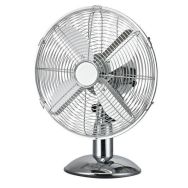 Ventilateur à poser métal chromé 30 W - Ø 25 cm